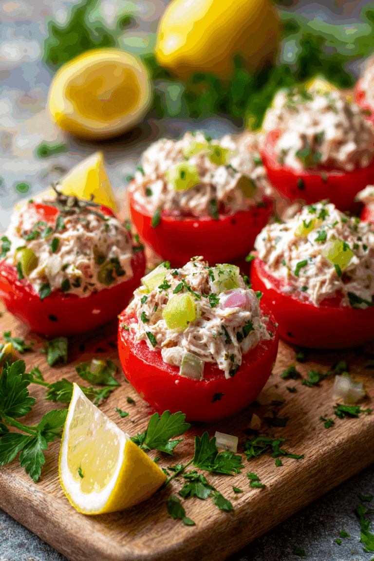 Tuna Stuffed Tomatoes