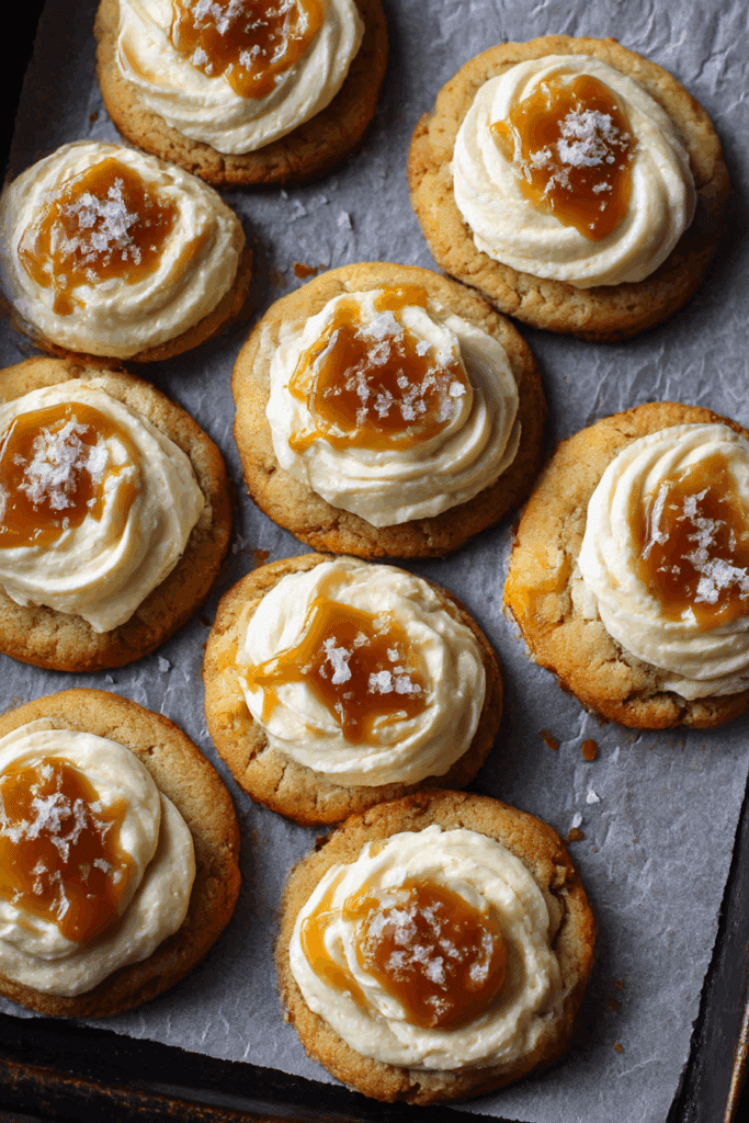 Caramel Cheesecake Cookies