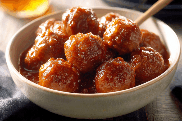 Meatballs in Honey Buffalo Sauce