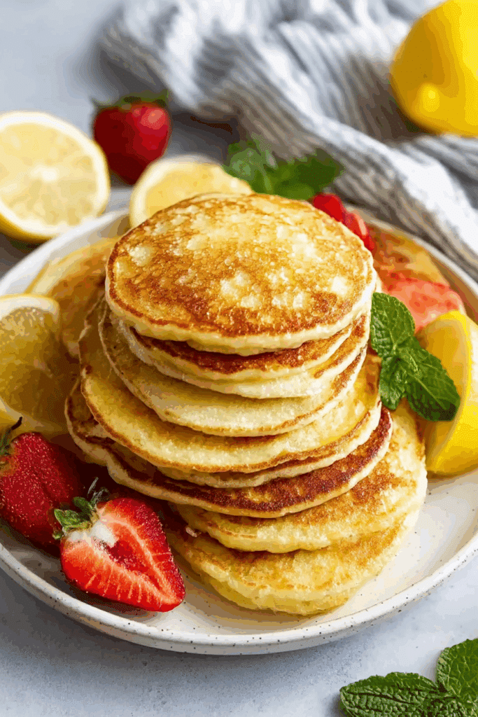 Fluffy Lemon Ricotta Pancakes