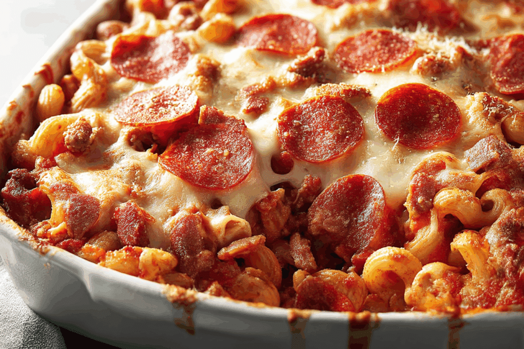 Deluxe Pizza Casserole