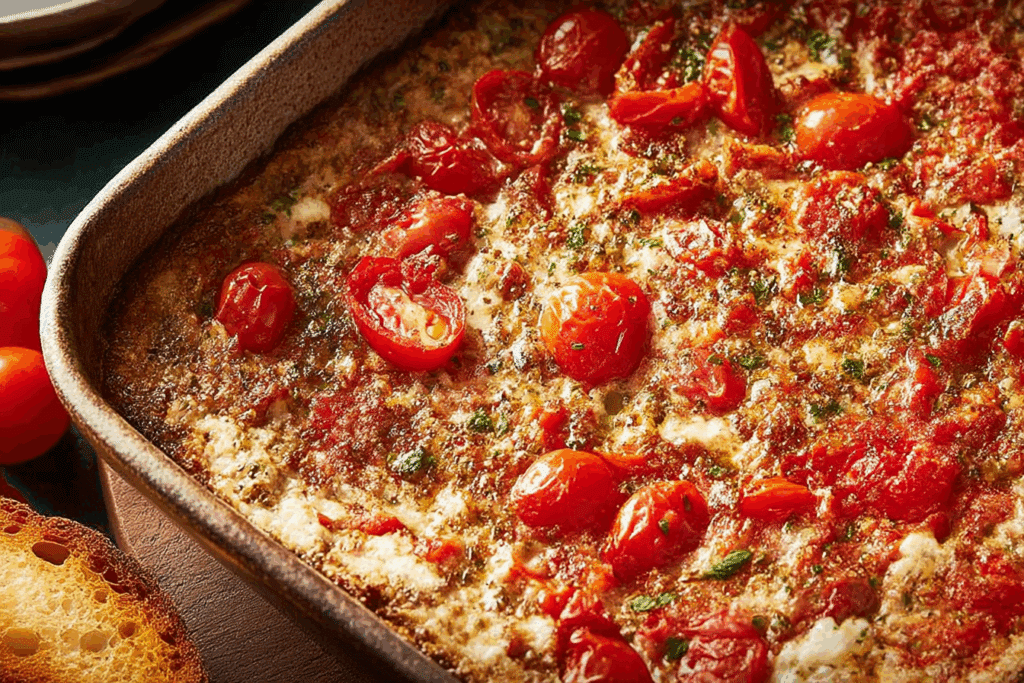 Cheesy Bruschetta Dip