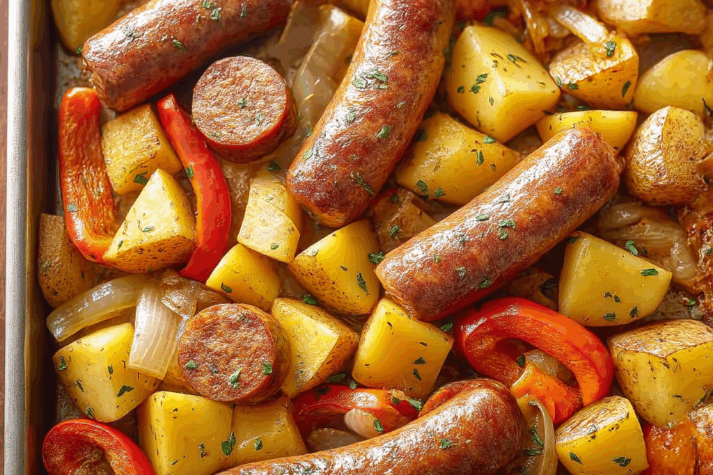 Sausage, Peppers and Potatoes
