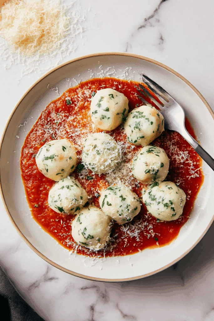 Gnudi (Ricotta Gnocchi)