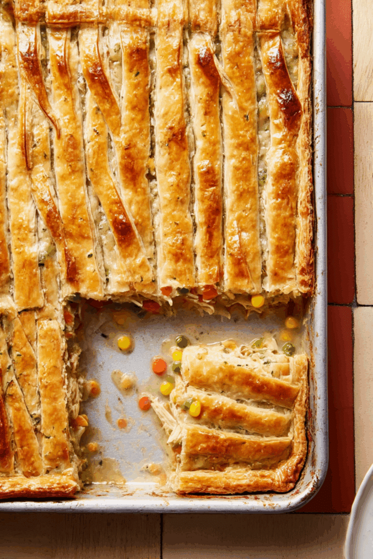 Sheet-Pan Chicken Potpie