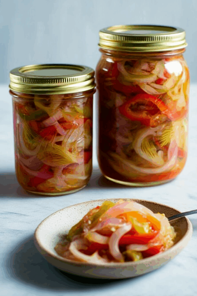 Fennel, Cucumber and Pepper Pickle
