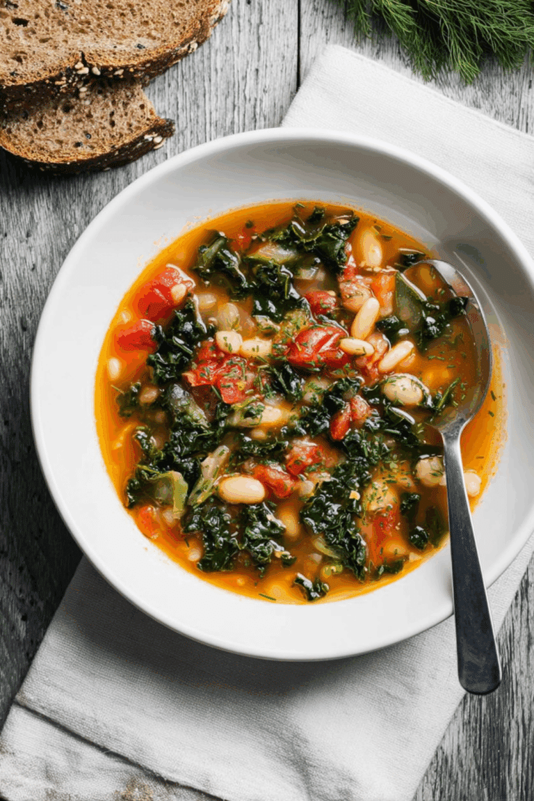 Tuscan Soup with White Beans