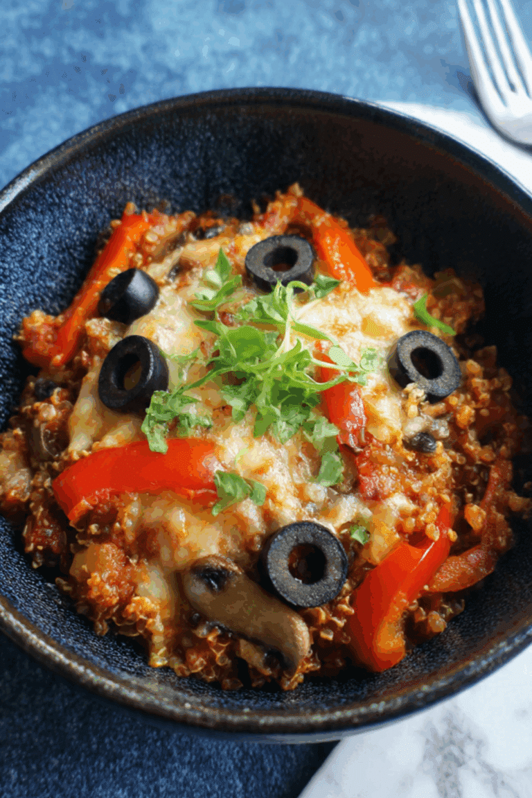 Pizza Quinoa Casserole