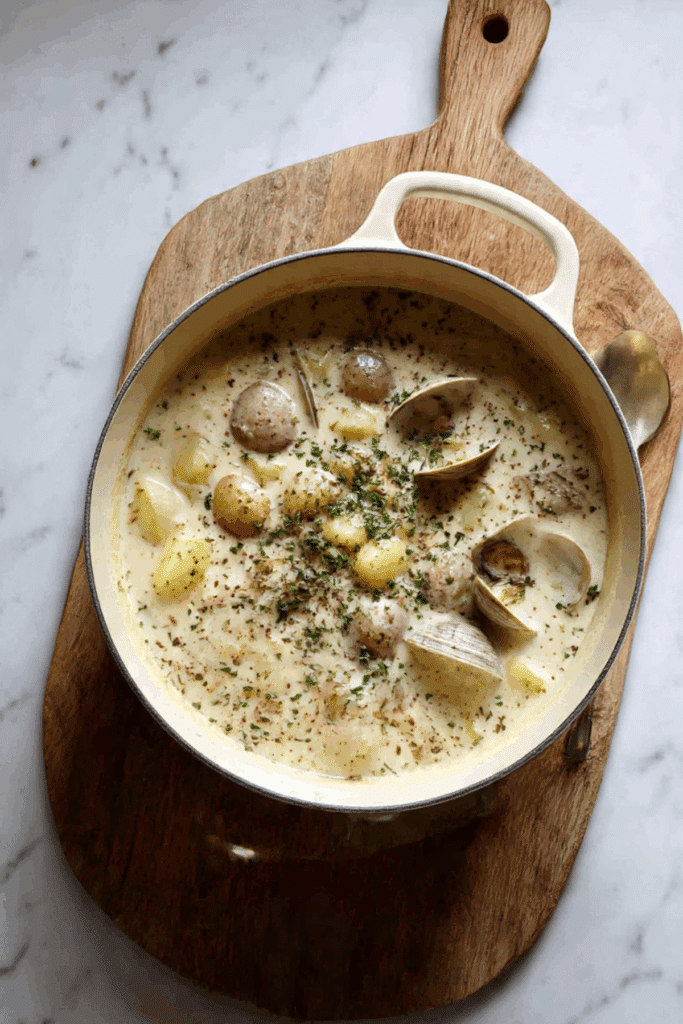 Traditional New England Clam Chowder
