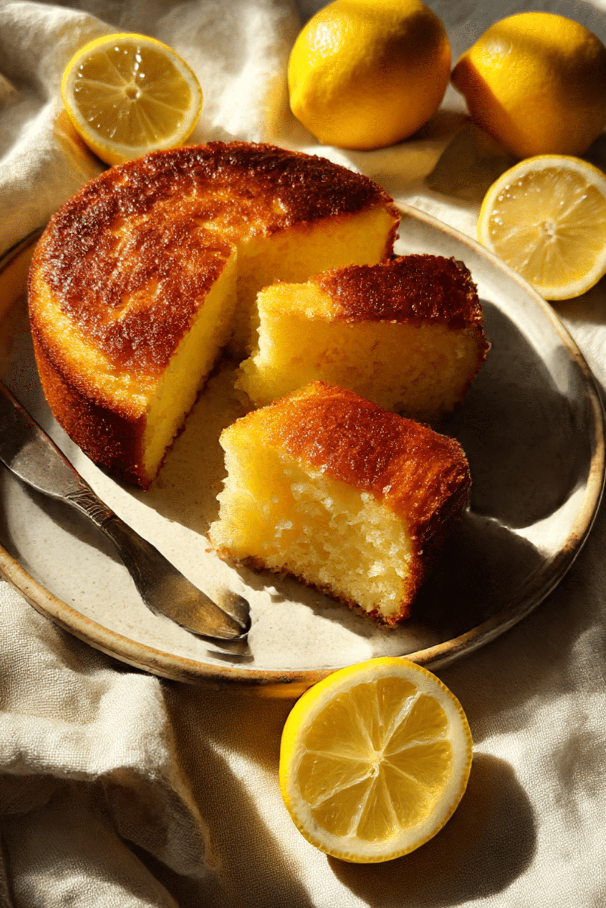 Moist and Velvety Lemon Cake Recipe