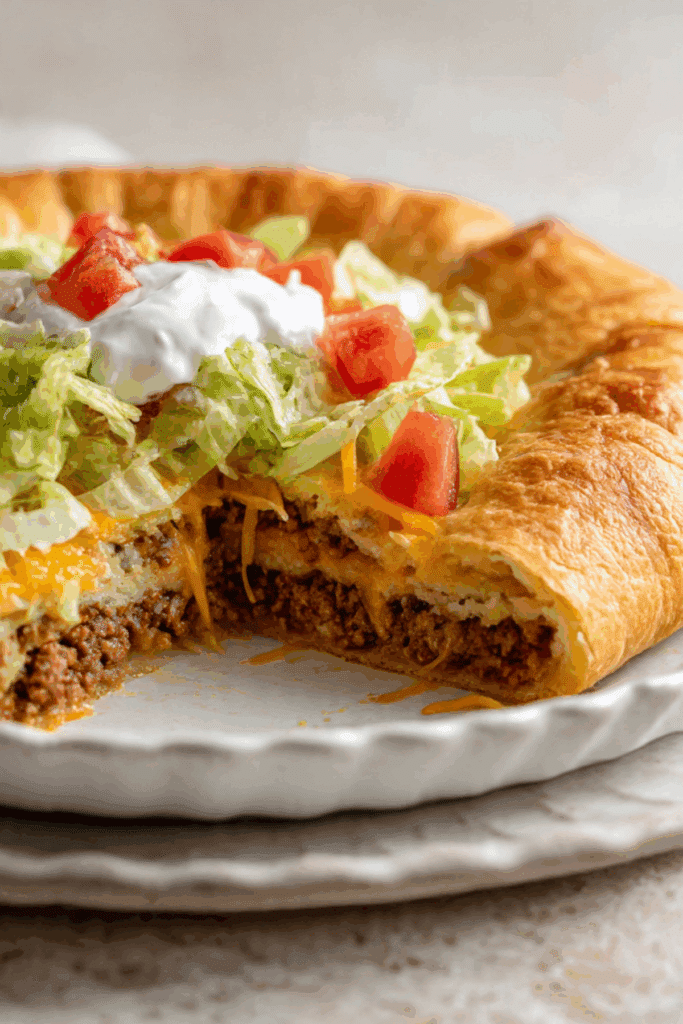 Pillsbury Crescent Roll Taco Bake