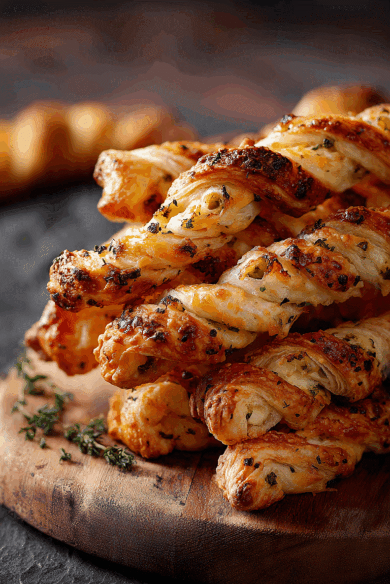 Jalapeño Cheese Puff Pastry Twists