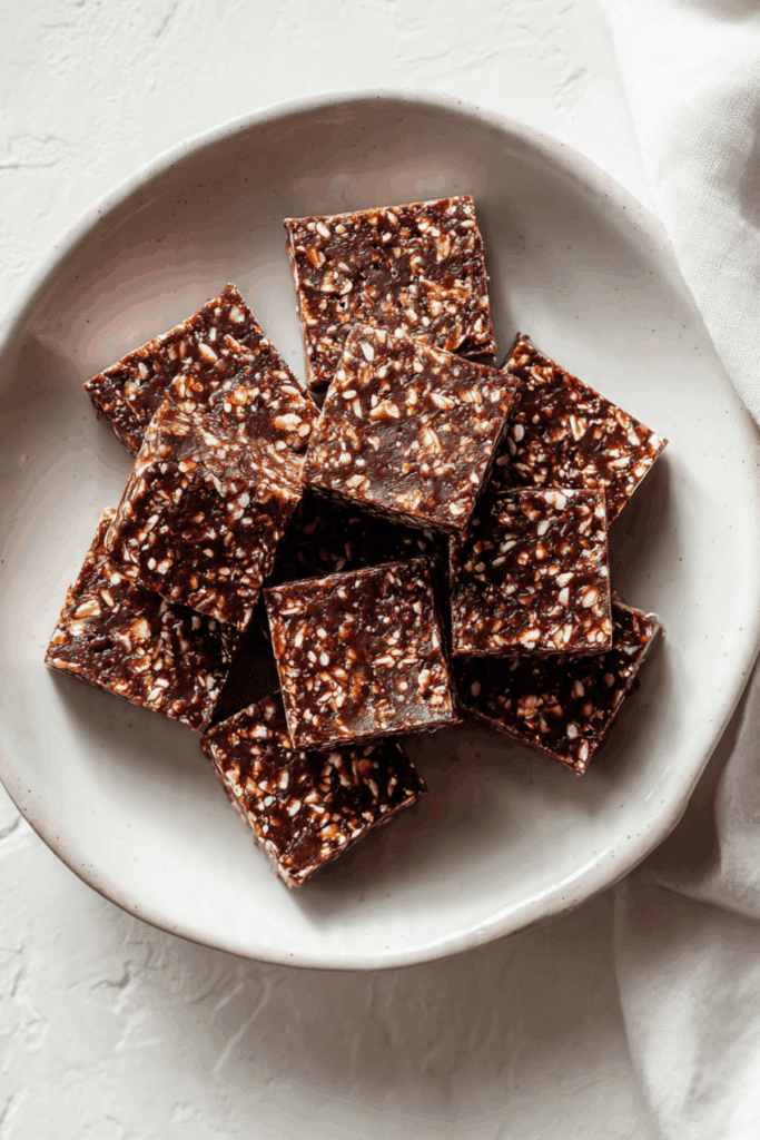 No-Bake Chocolate Oat Bars