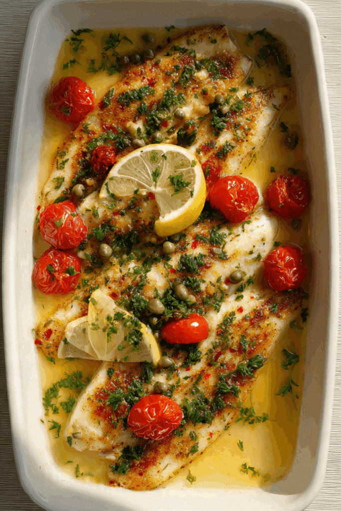 Baked Tilapia with Lemon