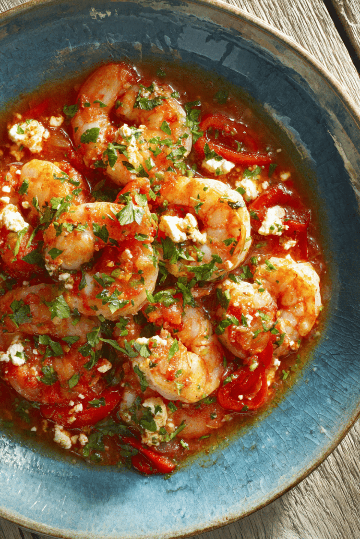 Shrimp with Feta and Tomatoes