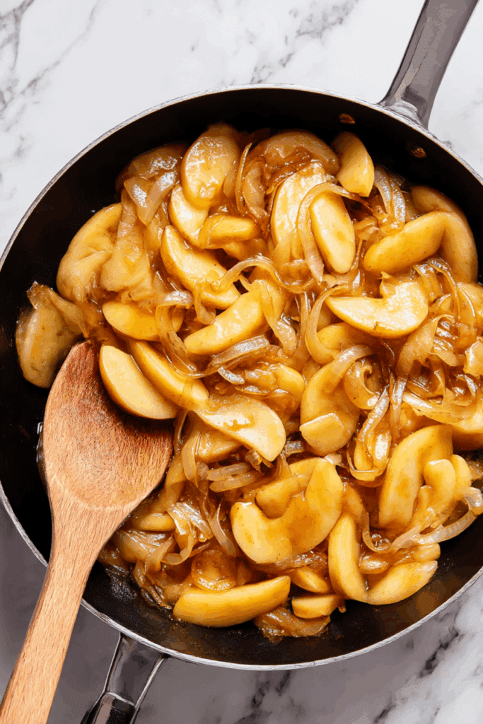 Fried Apples and Onions