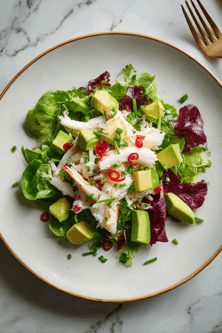 Japanese Crab and Avocado Salad
