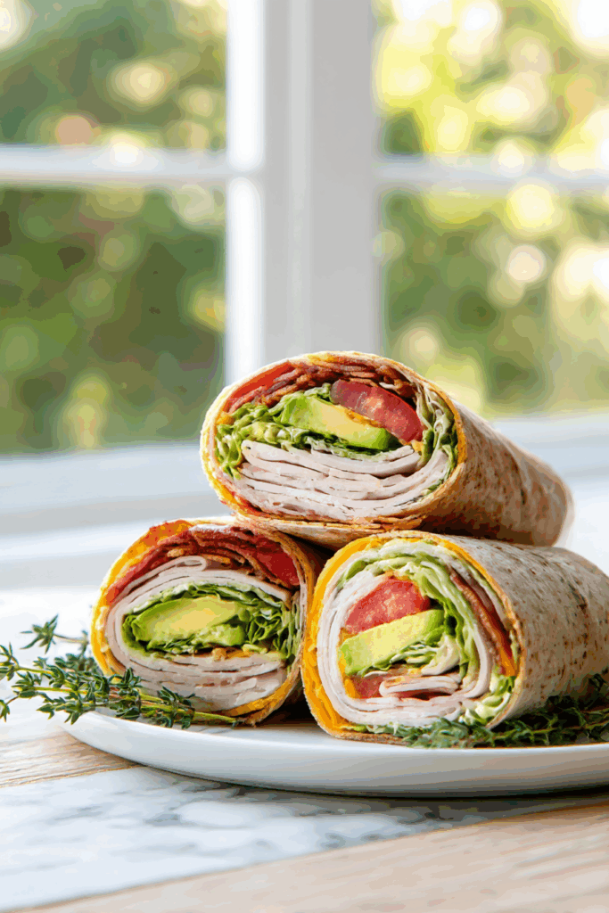 California Turkey Club Wraps