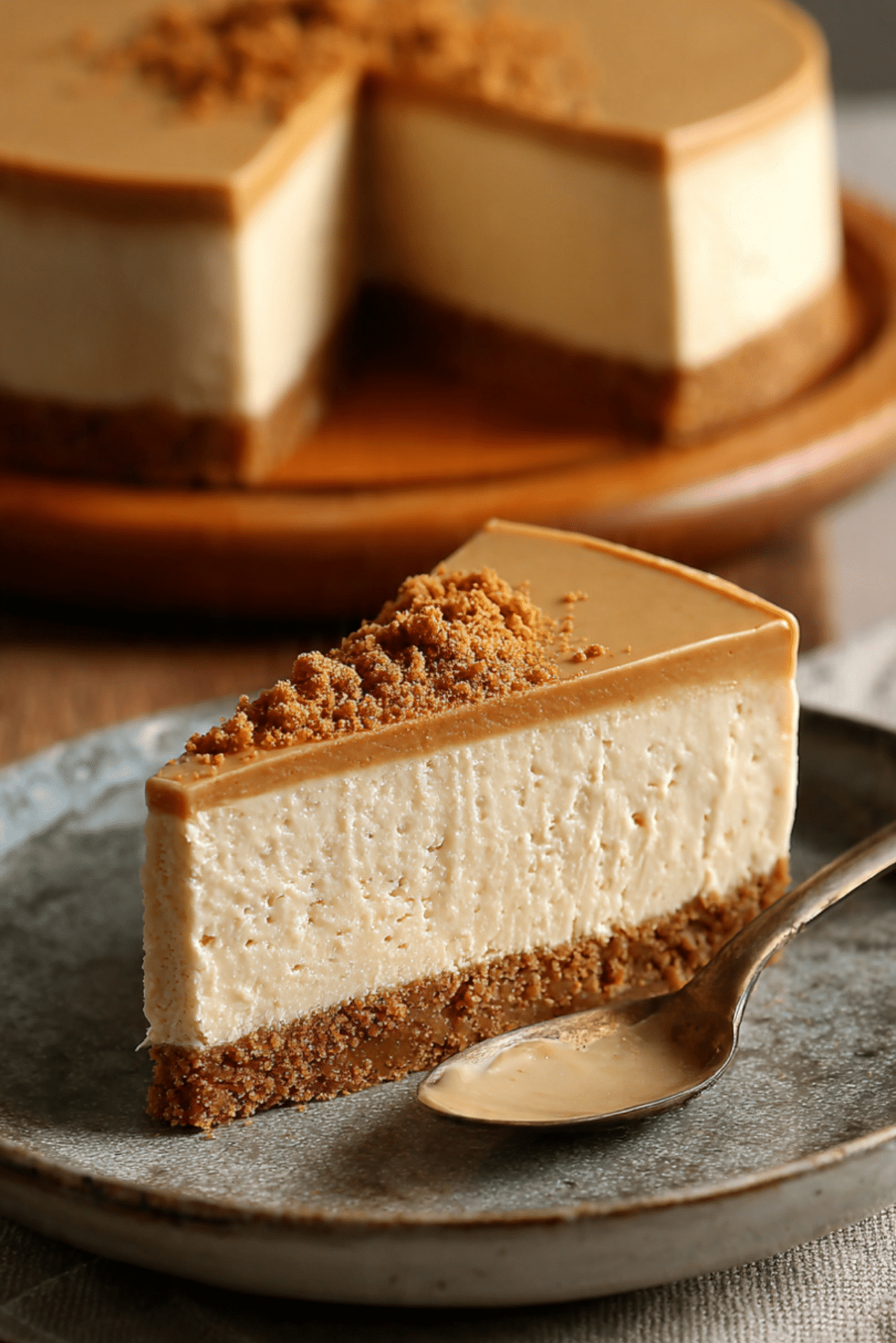 Vanilla Biscoff Cheesecake