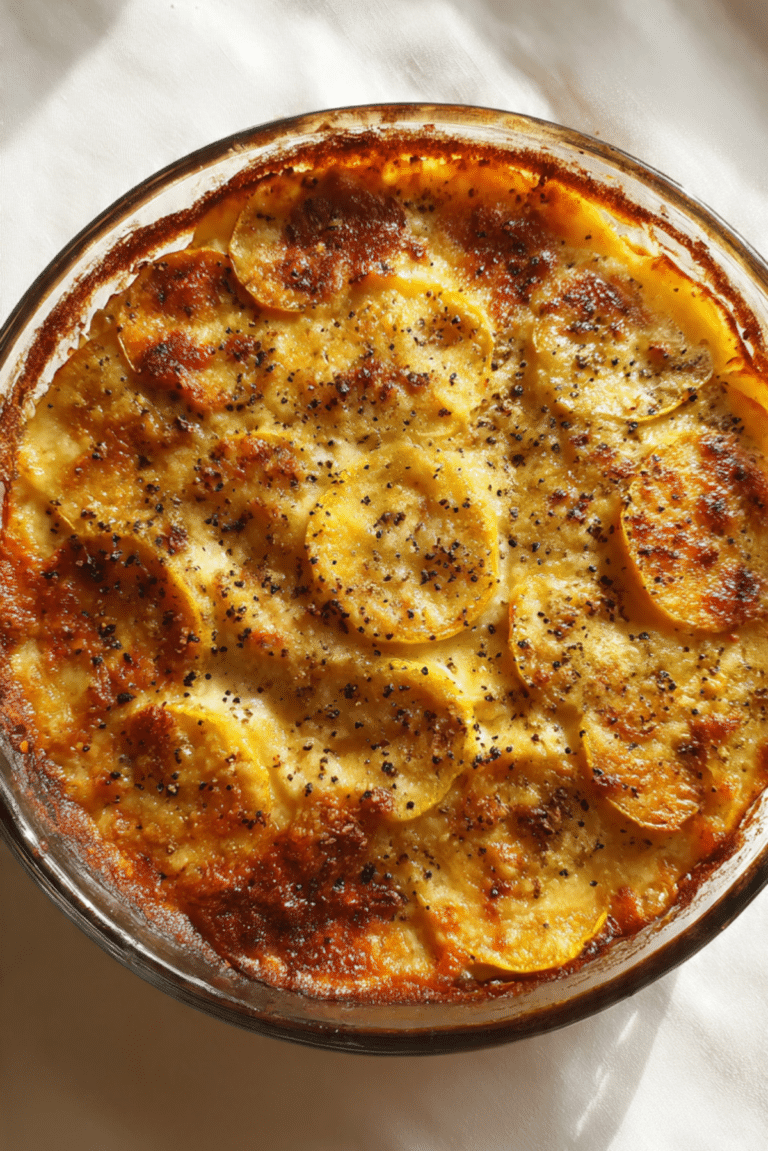 Peppered Squash Gratin