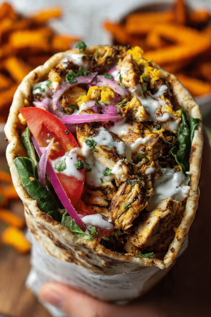 Chicken Shawarma Wrap Recipe