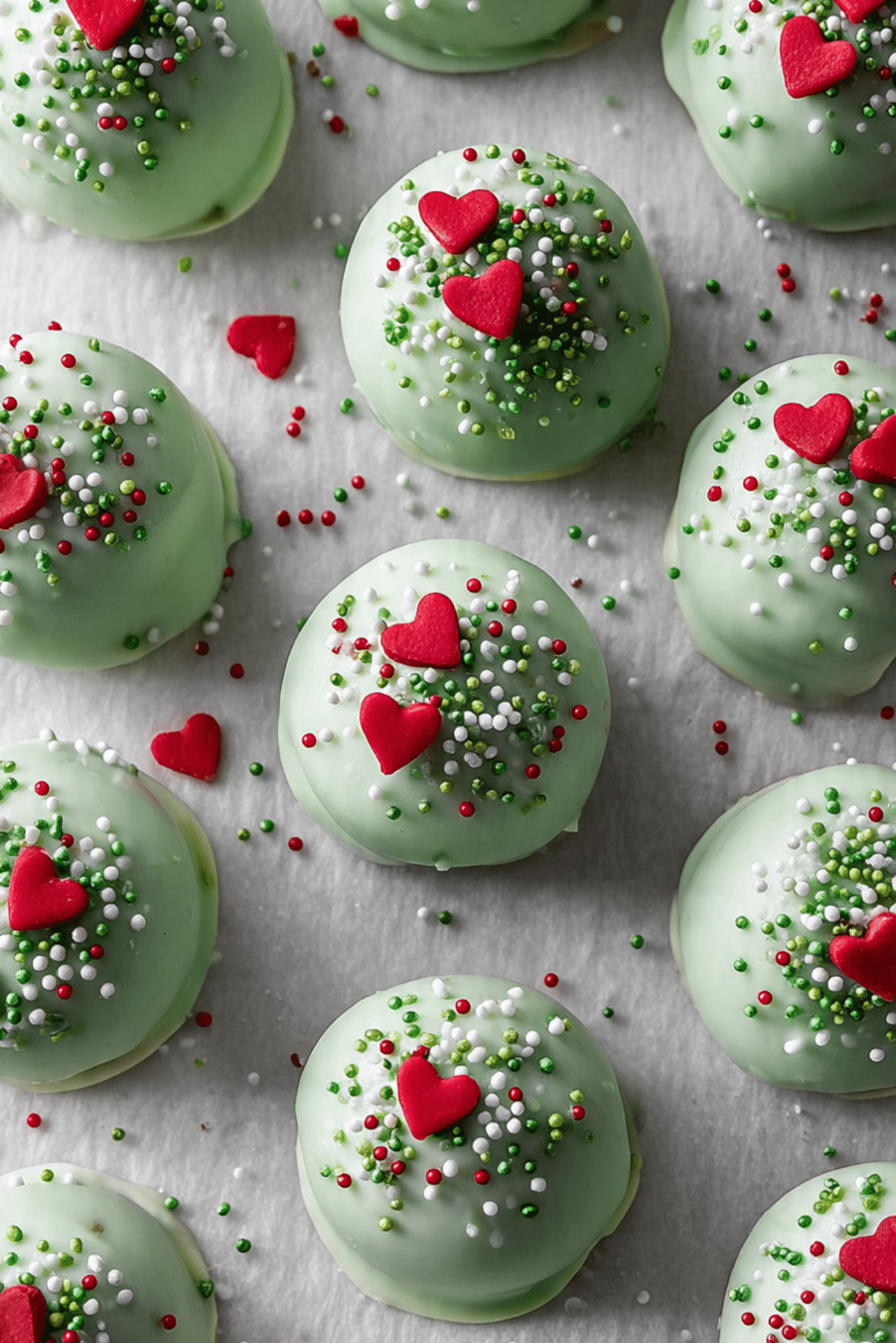 Grinch Oreo Balls