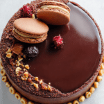 Elegant Chocolate Round Cake