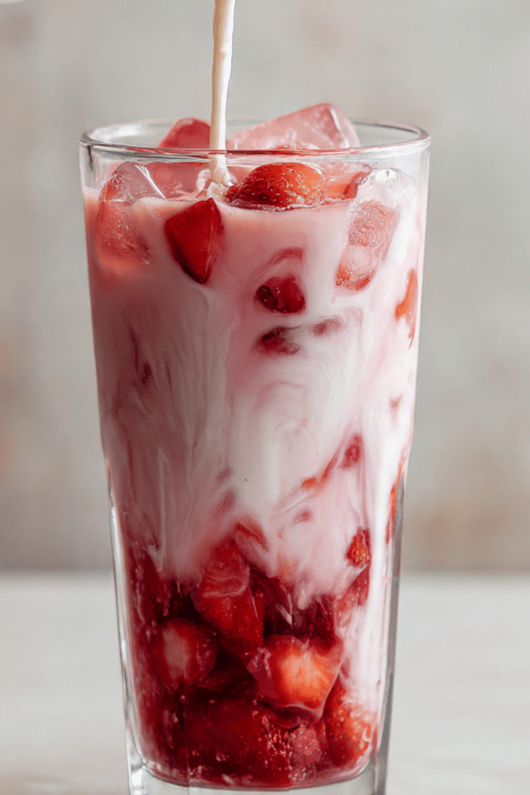 Korean Strawberry Milk Recipe