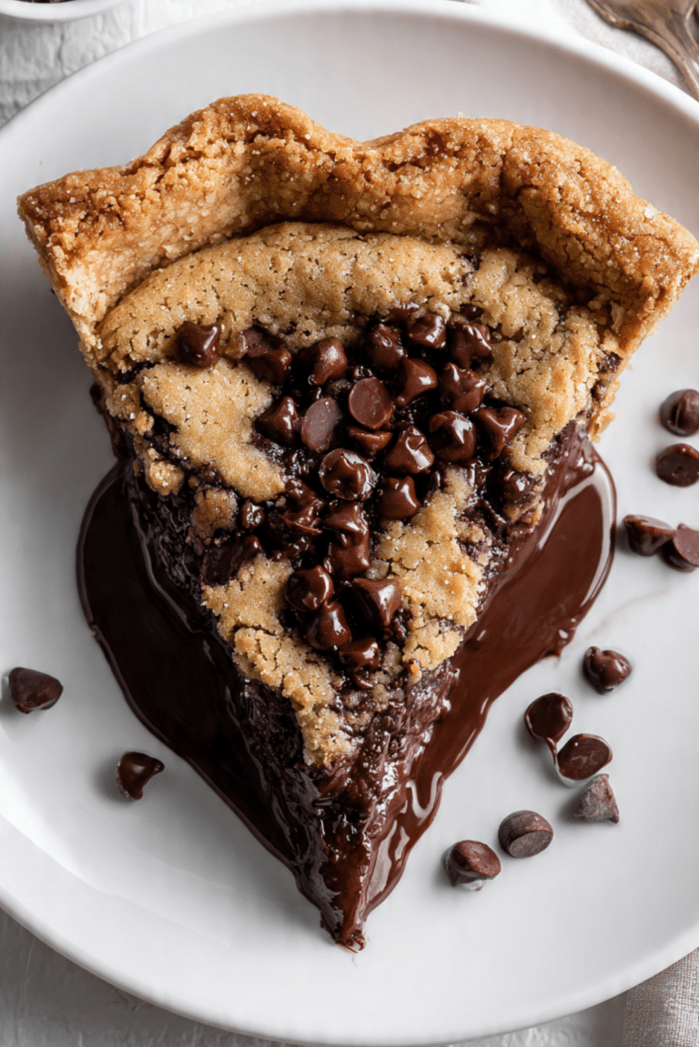 Chocolate Stuffed Cookie Pie