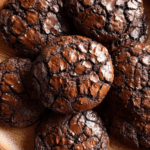 Fudgy Brownie Cookies with Crackly Tops