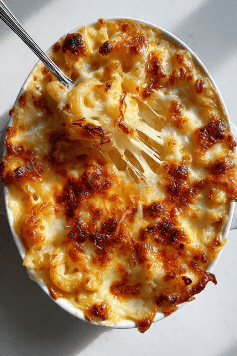 French Onion Soup Mac and Cheese