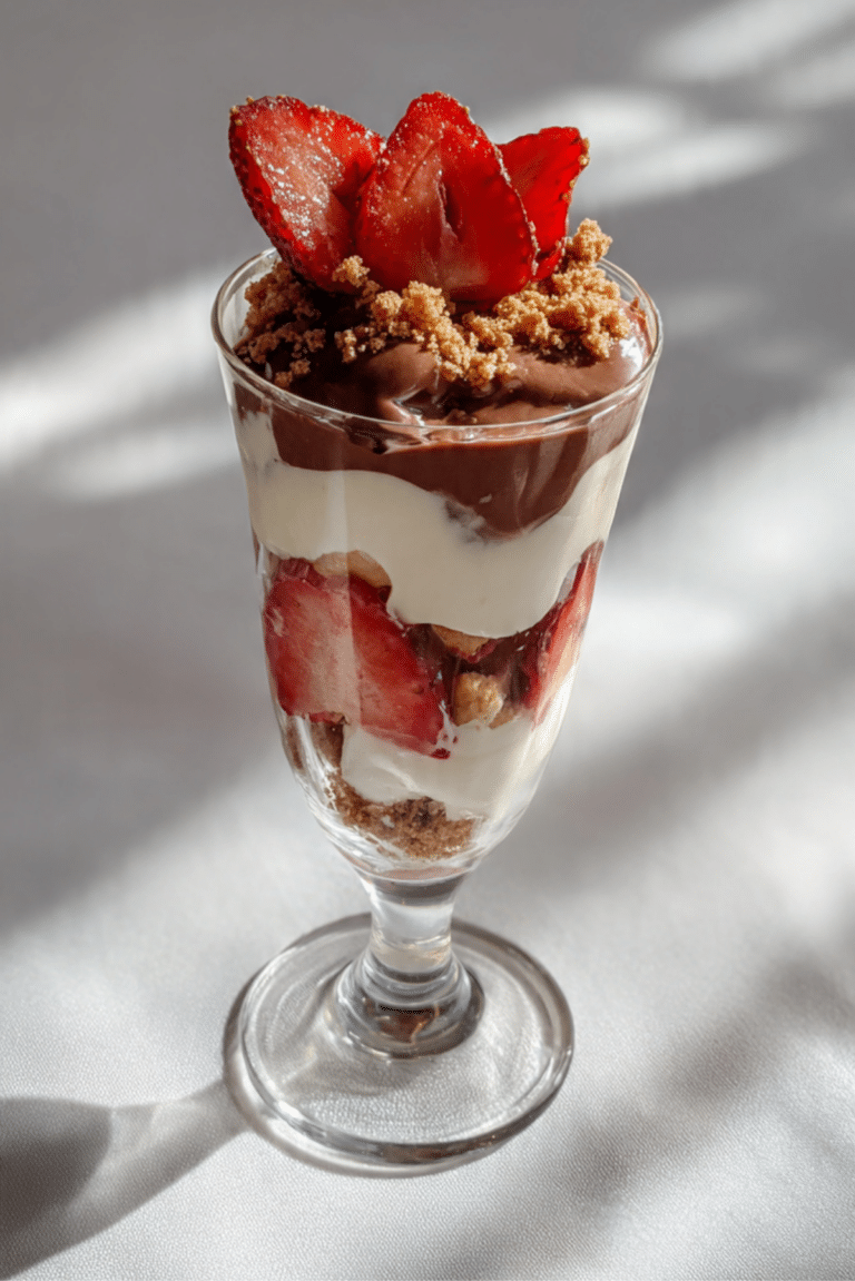 Chocolate Strawberry Parfait Recipe