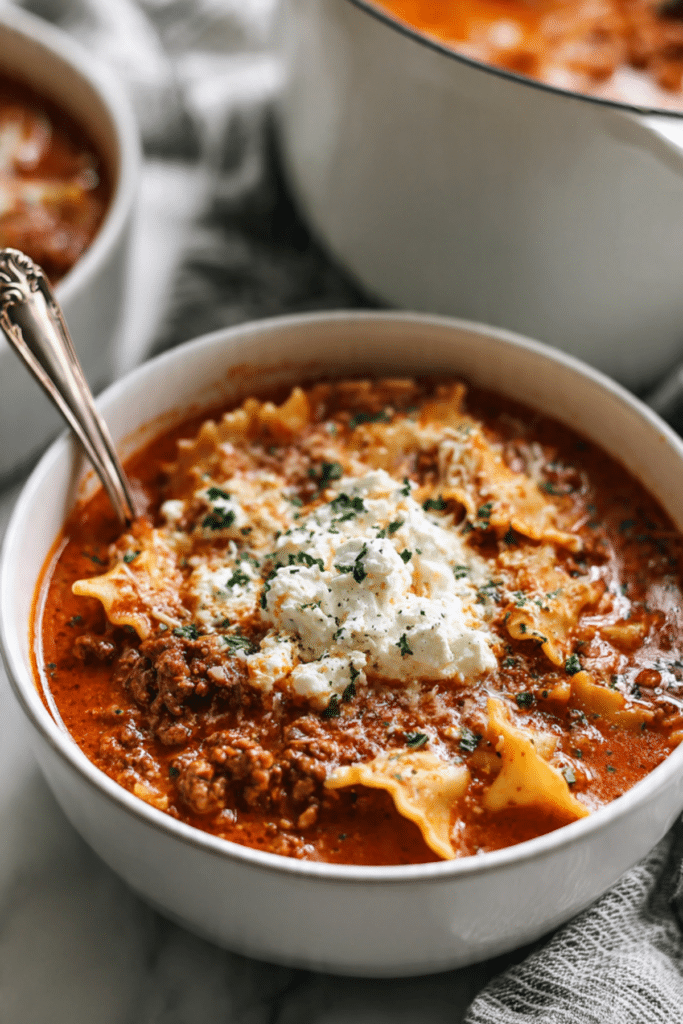 Lasagna Soup