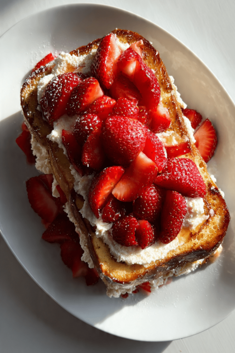 Cream Cheese Stuffed French Toast
