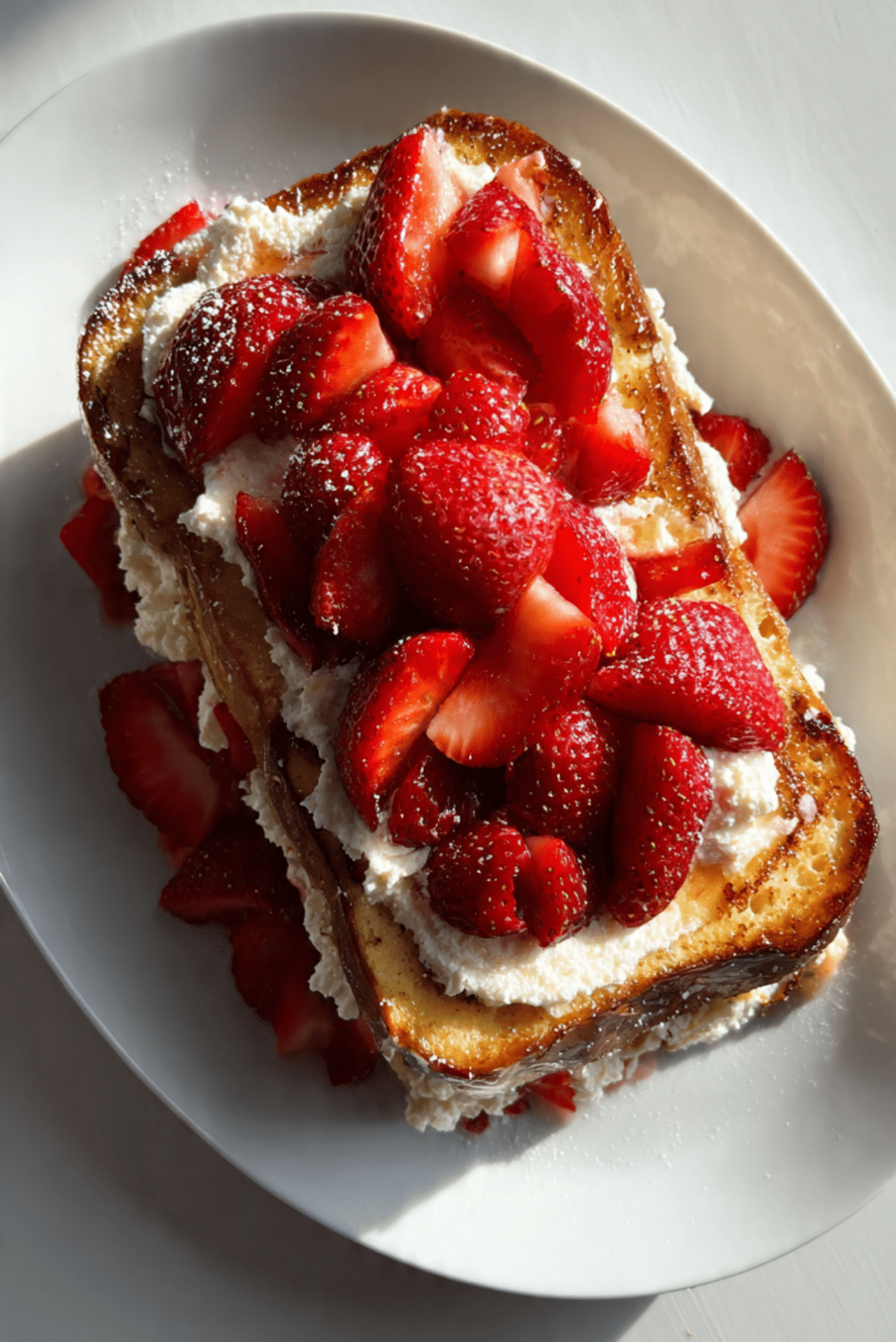 Cream Cheese Stuffed French Toast