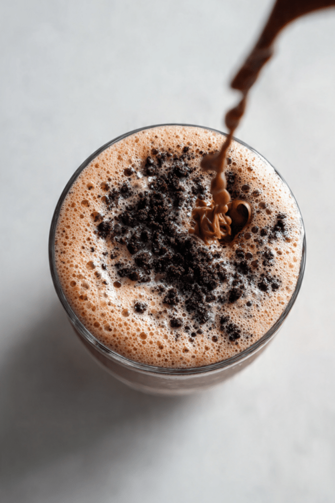 Oreo Milk With Chocolate Foam Recipe