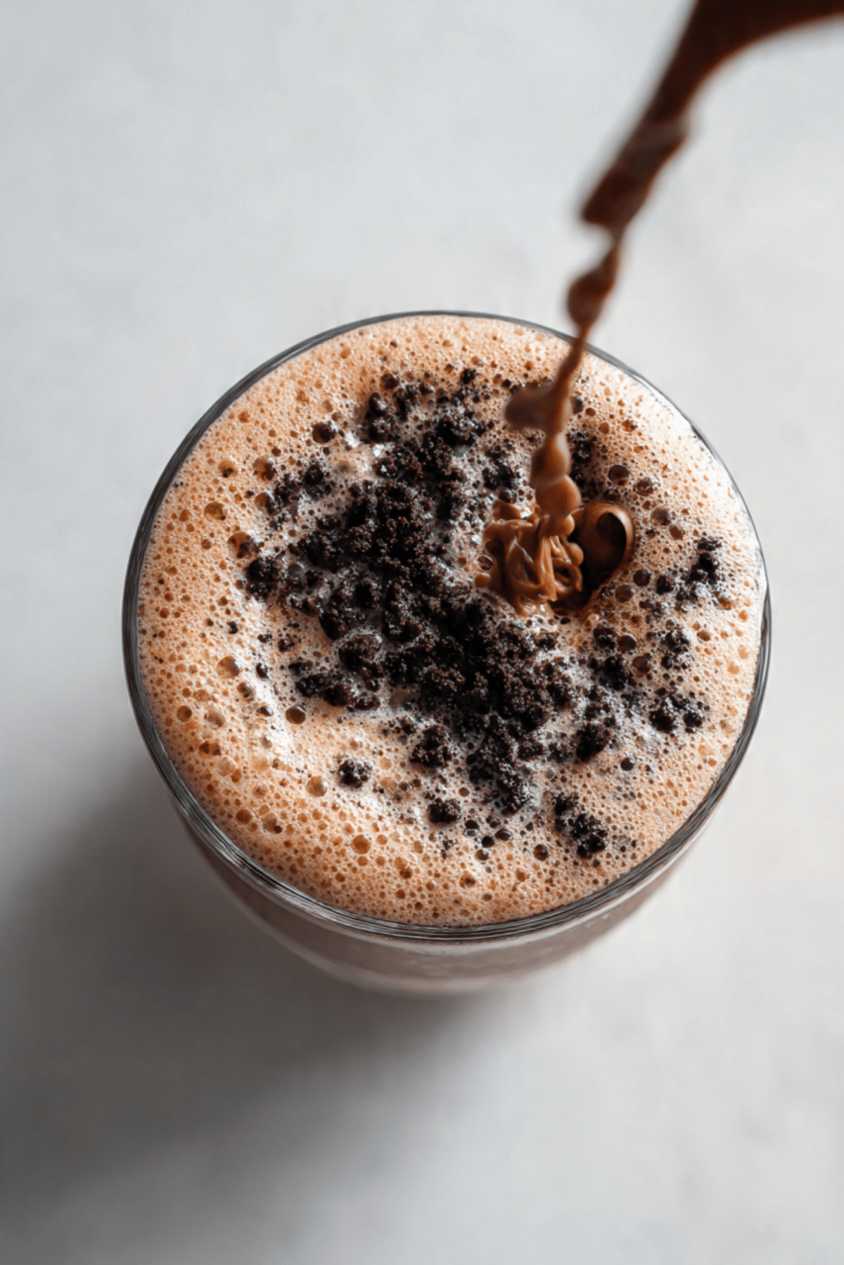 Oreo Milk With Chocolate Foam Recipe