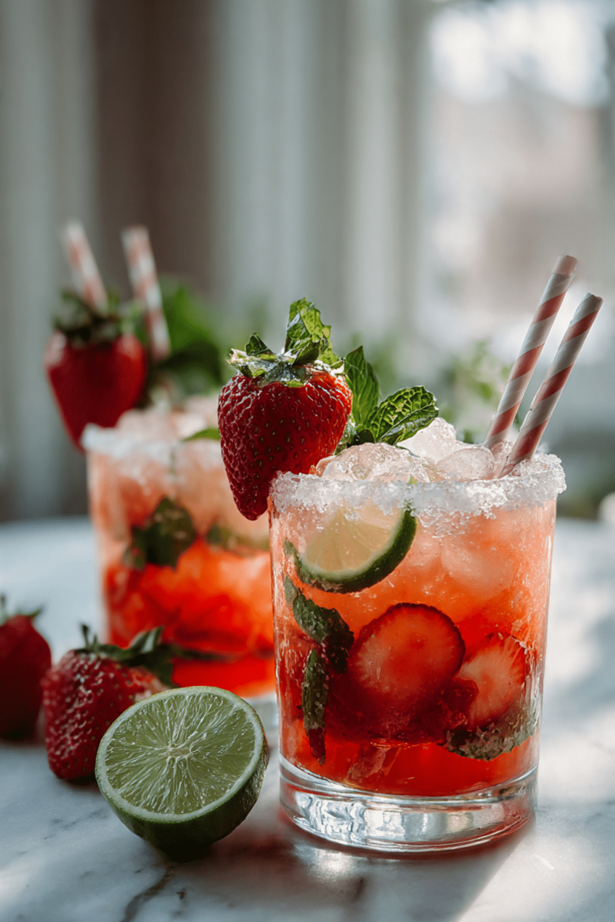 Strawberry Mojito Mocktail