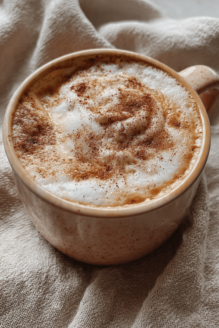 Caffeine-Free Maple Cinnamon Latte