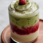 Raspberry Matcha Iced Latte