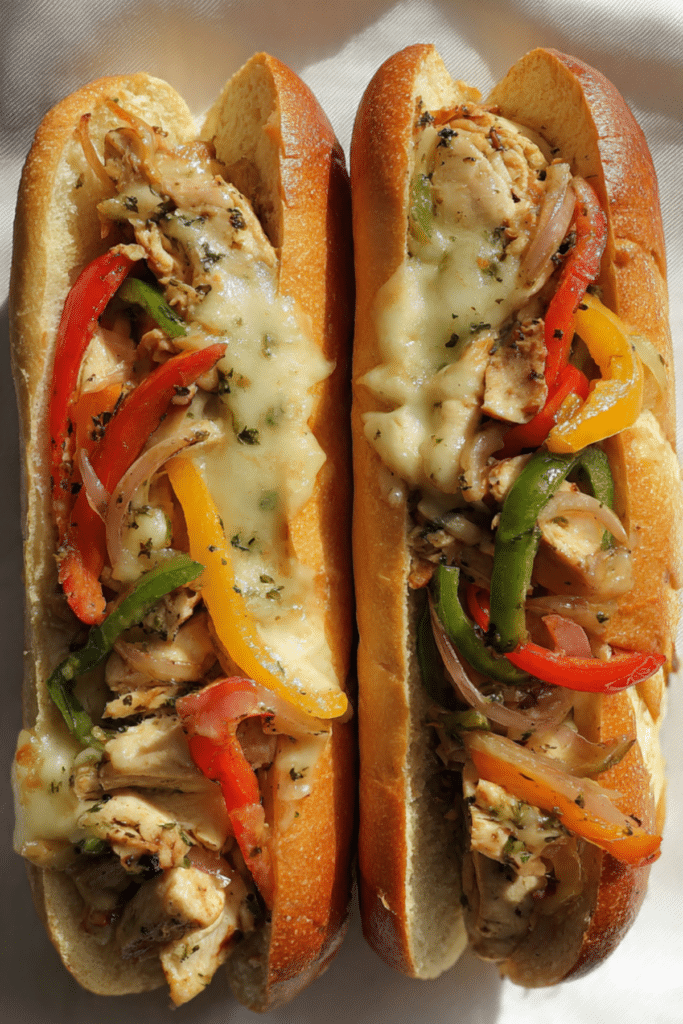 Chicken Cheesesteaks