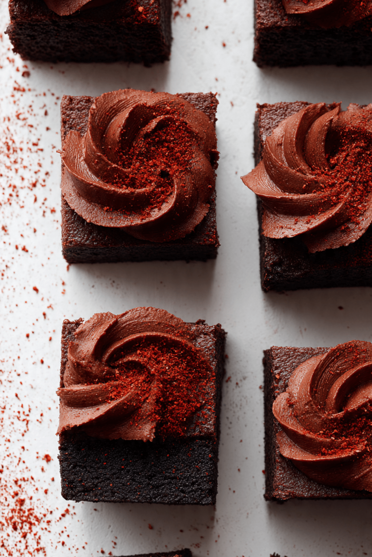 Spiced Hot Chocolate Brownies