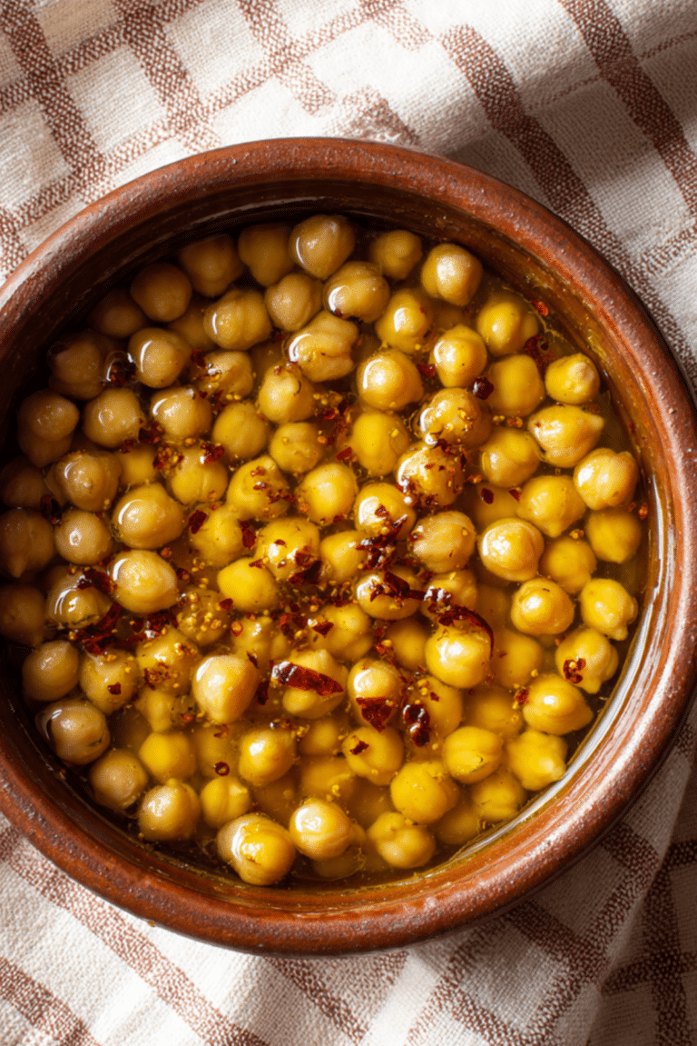 Brothy Chickpeas with Calabrian Chili