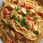 Crockpot Chicken Spaghetti