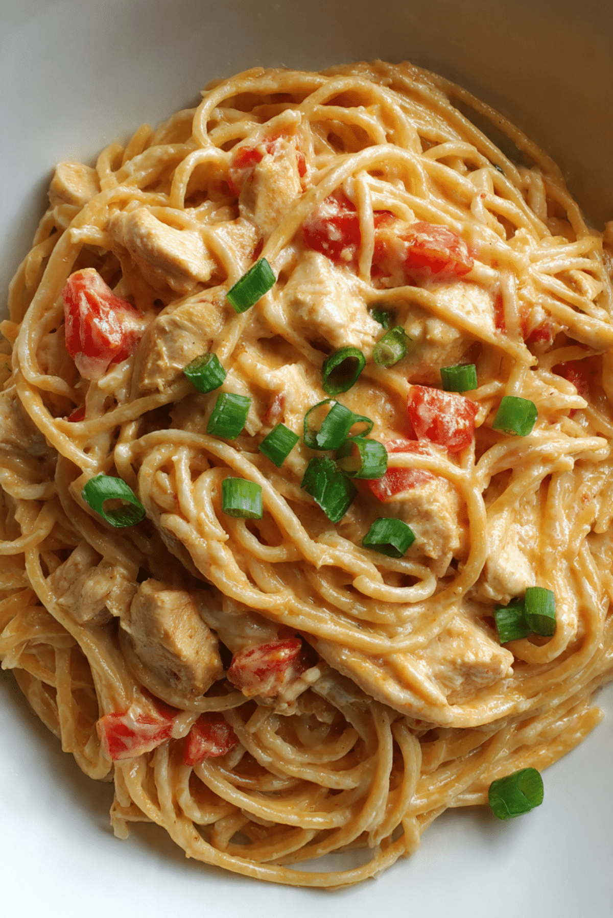 Crockpot Chicken Spaghetti