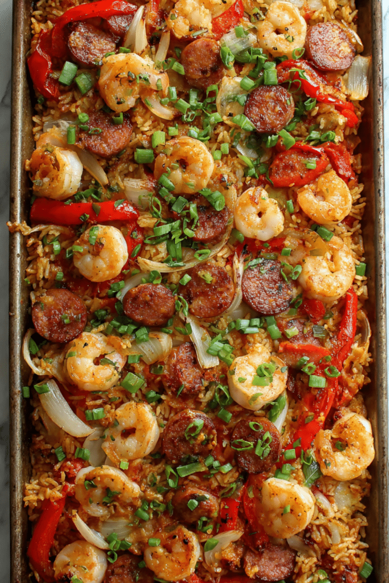 Sheet Pan Jambalaya