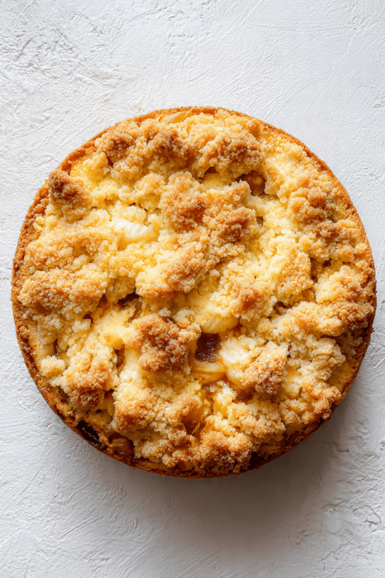 Gooseberry Buckle Cake