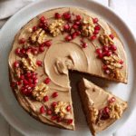 Spiced Walnut Cake with Pomegranate Molasses Frosting