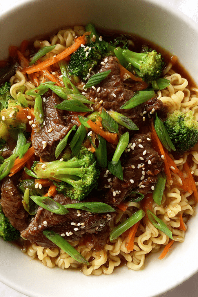 Mongolian Beef Ramen