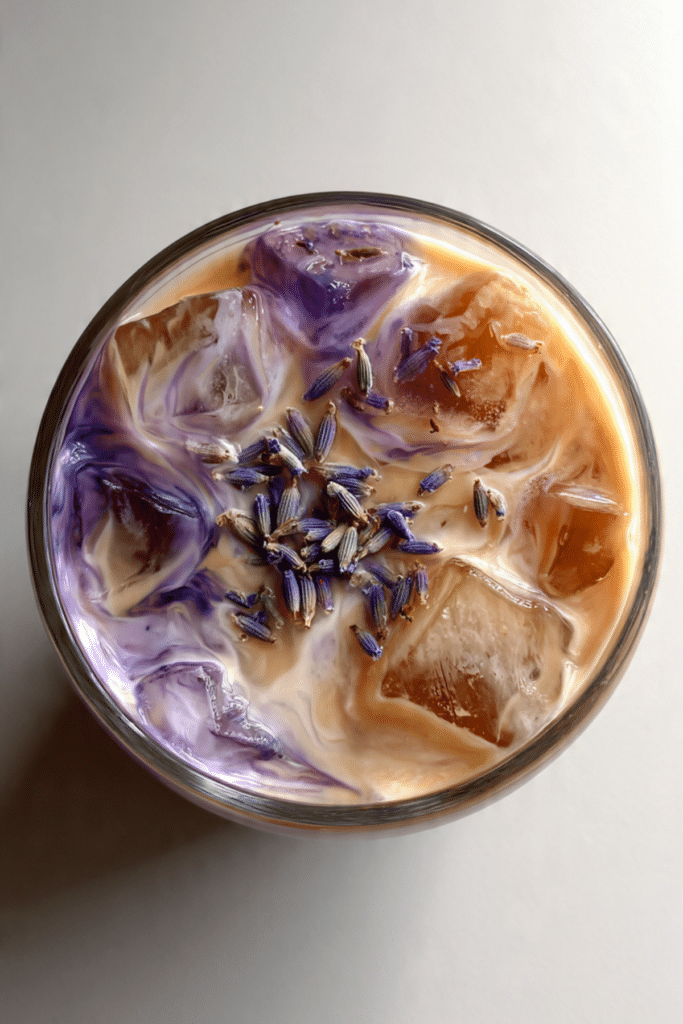 Lavender Iced Latte